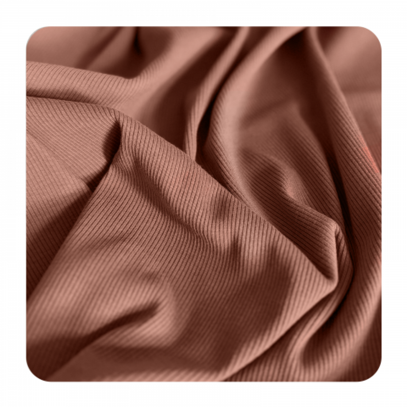 Rib Jersey: Russet